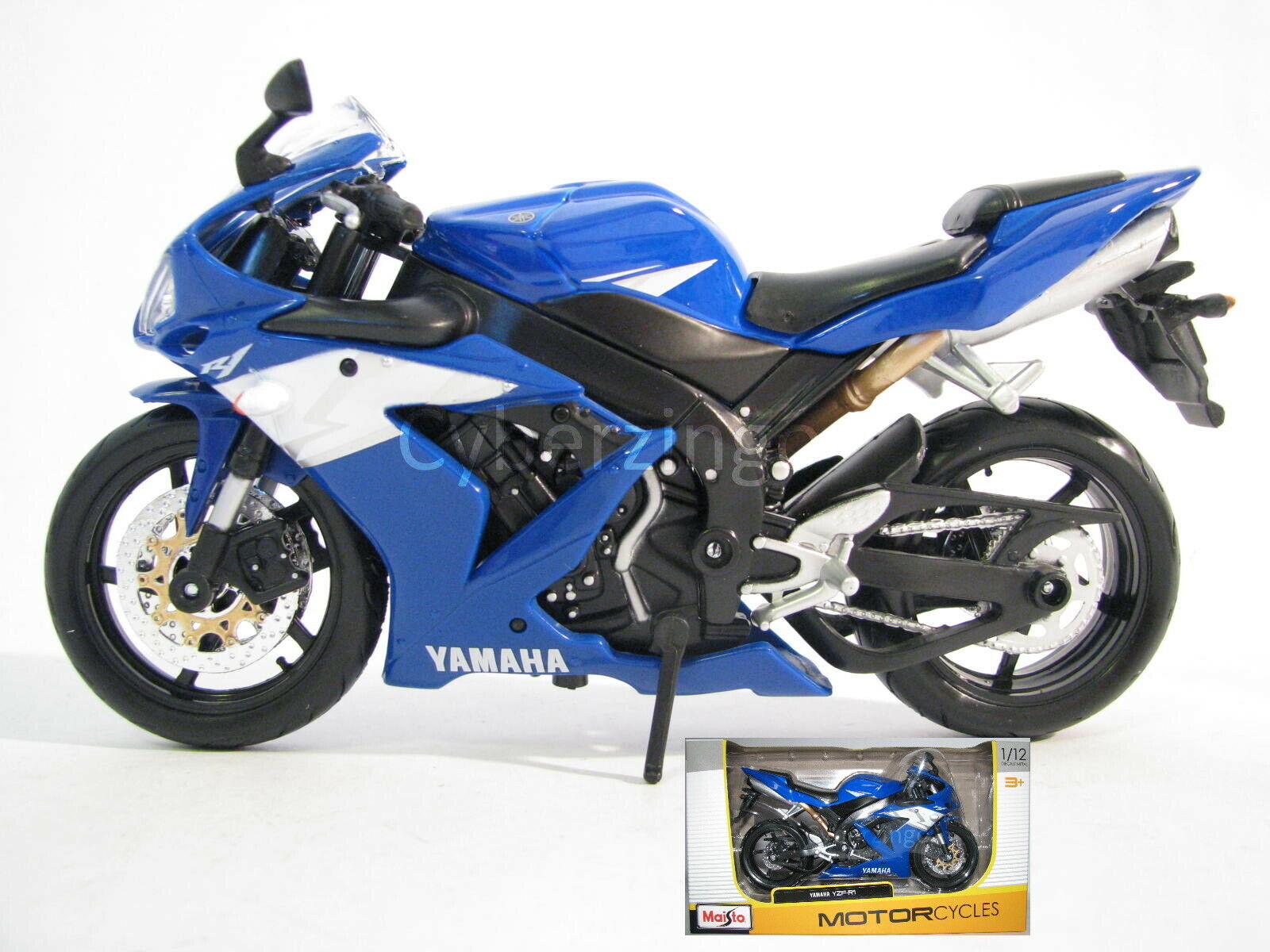 Yamaha Yzf-r1 1:12 Scale Maisto Model Motorcycle Brand New In The Box 31101