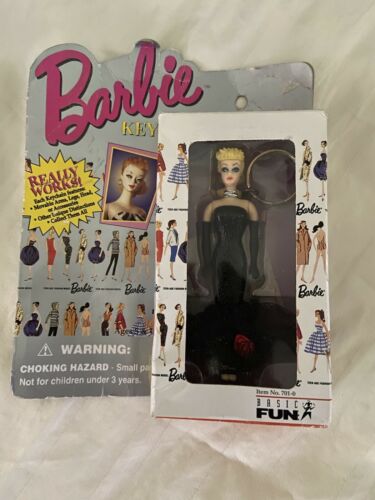 Vintage 1995 Barbie Solo In The Spotlight Keychain New In Packaging