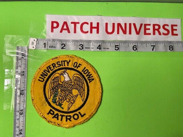 University Of Iowa  Patrol  Shoulder Patch  V093