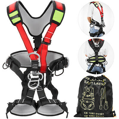 Safety Climbing Harness Body Fall Protection Rock Tree Rappelling Harness Gear