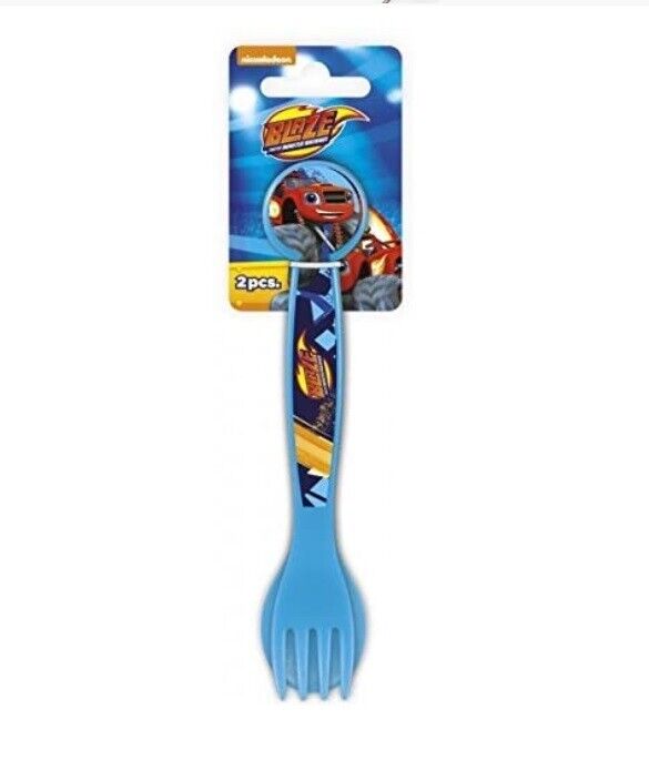 Blaze The Mega Machine Cutlery Set Spoon And Fork