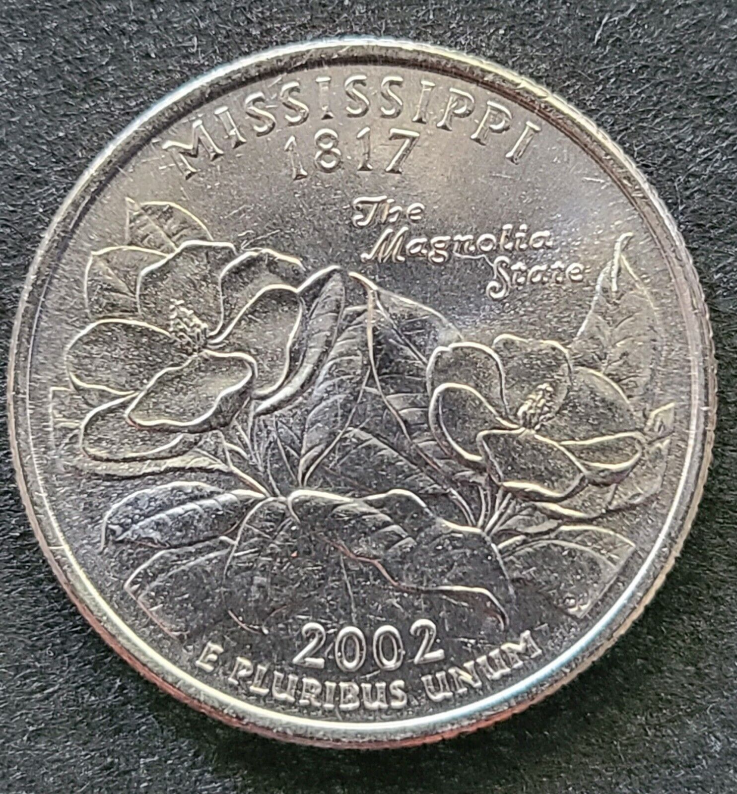Uncirculated Mississippi D 2002 Statehood Quarter