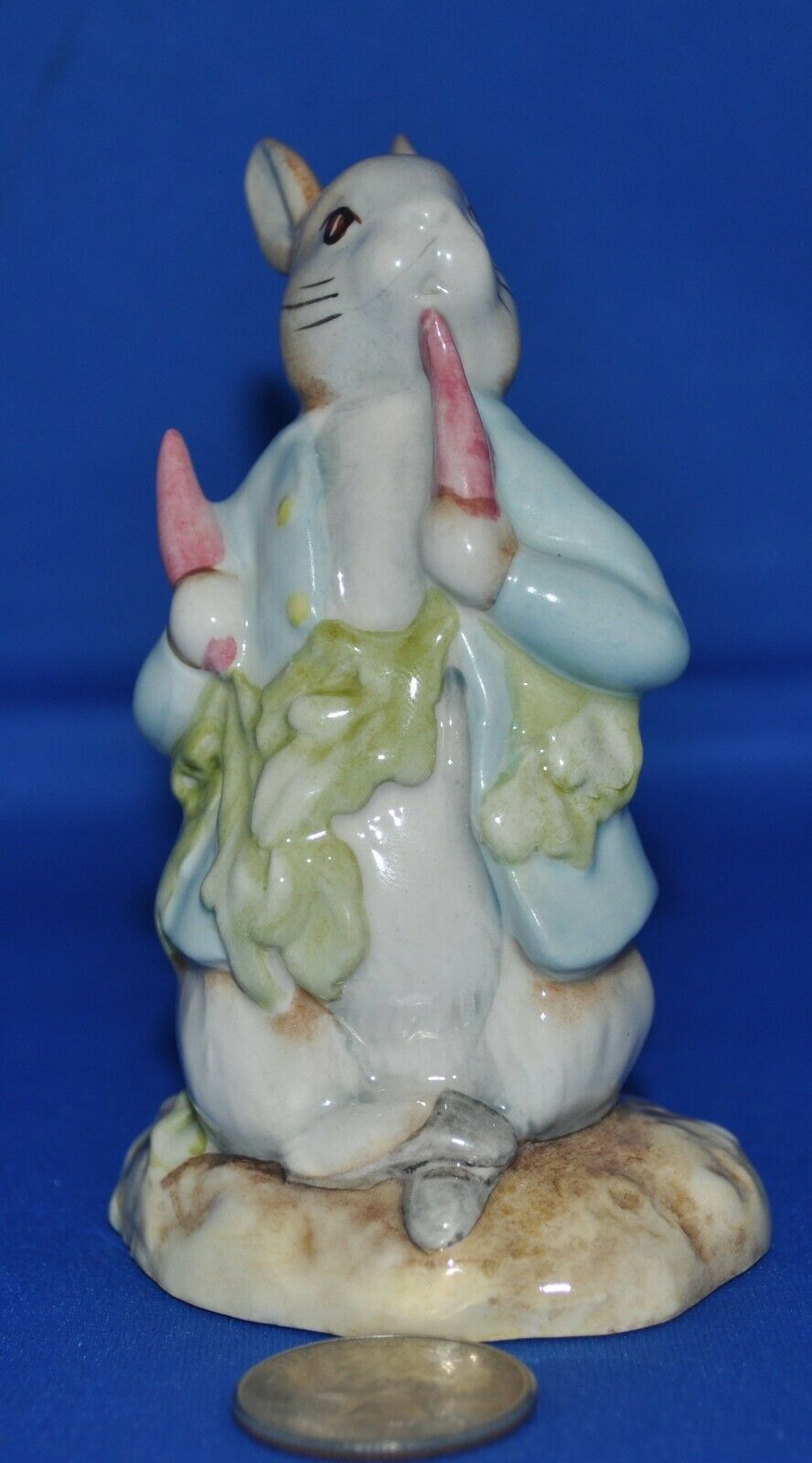 Beatrix Potter Peter Ate A Radish Figurine Royal Albert 1995 England Rabbit