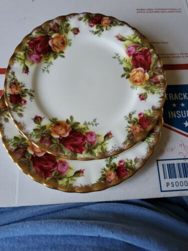 Royal Albert Old Country Roses 6" Dessert/bread And Butter Plates (set Of 2 )