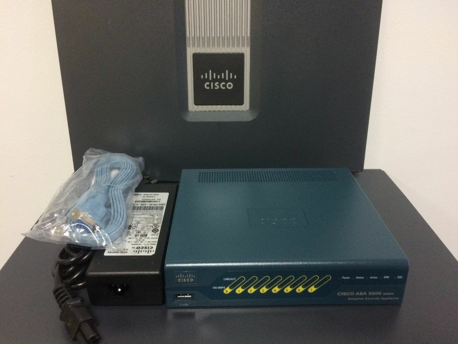 Cisco Asa5505 Security Plus Firewall Unlimited User 512mbdram Asa5505-sec-bun/k9
