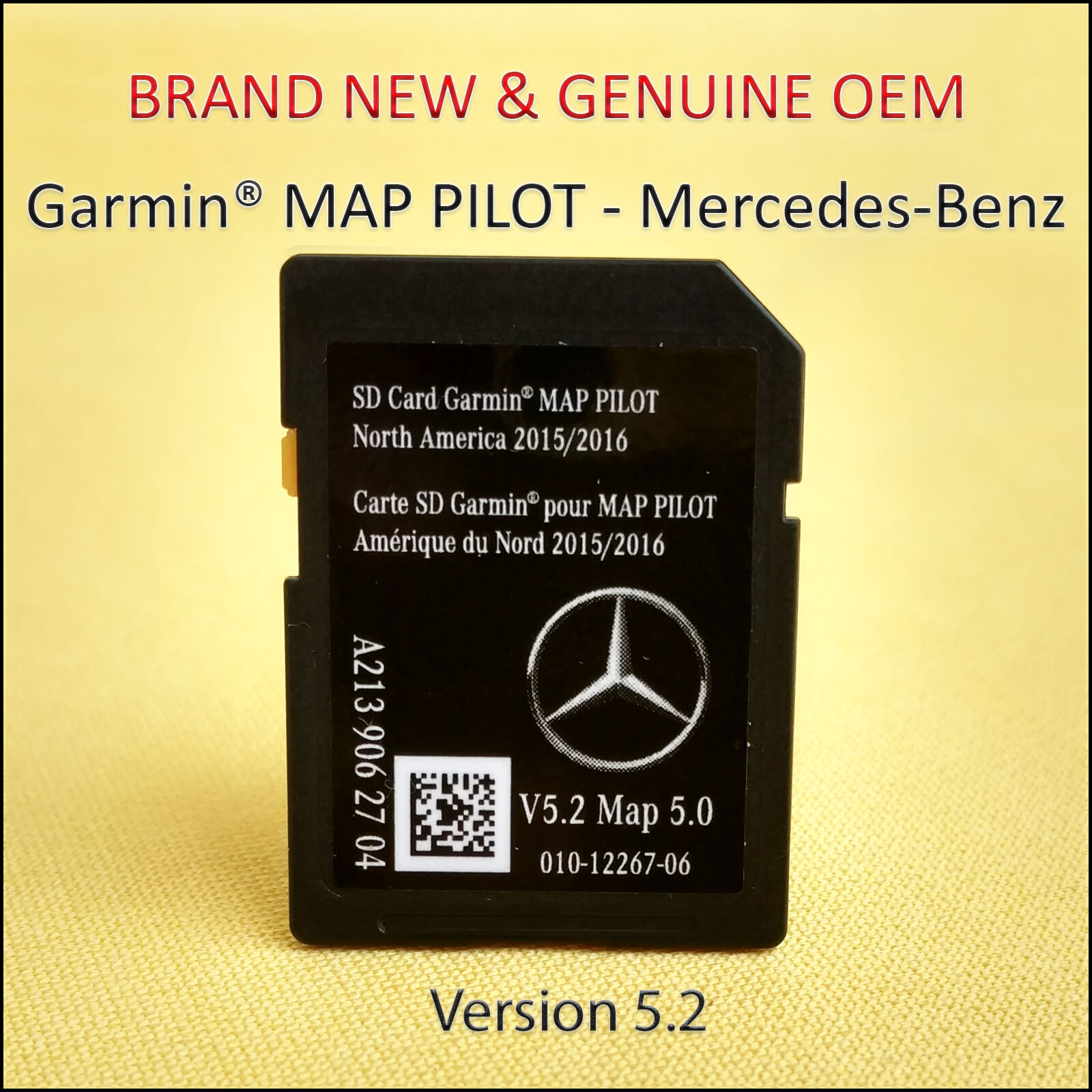 2015-17 Mercedes-benz Sd Card Gps Navigation Glc E C-class Garmin Map Pilot Oem