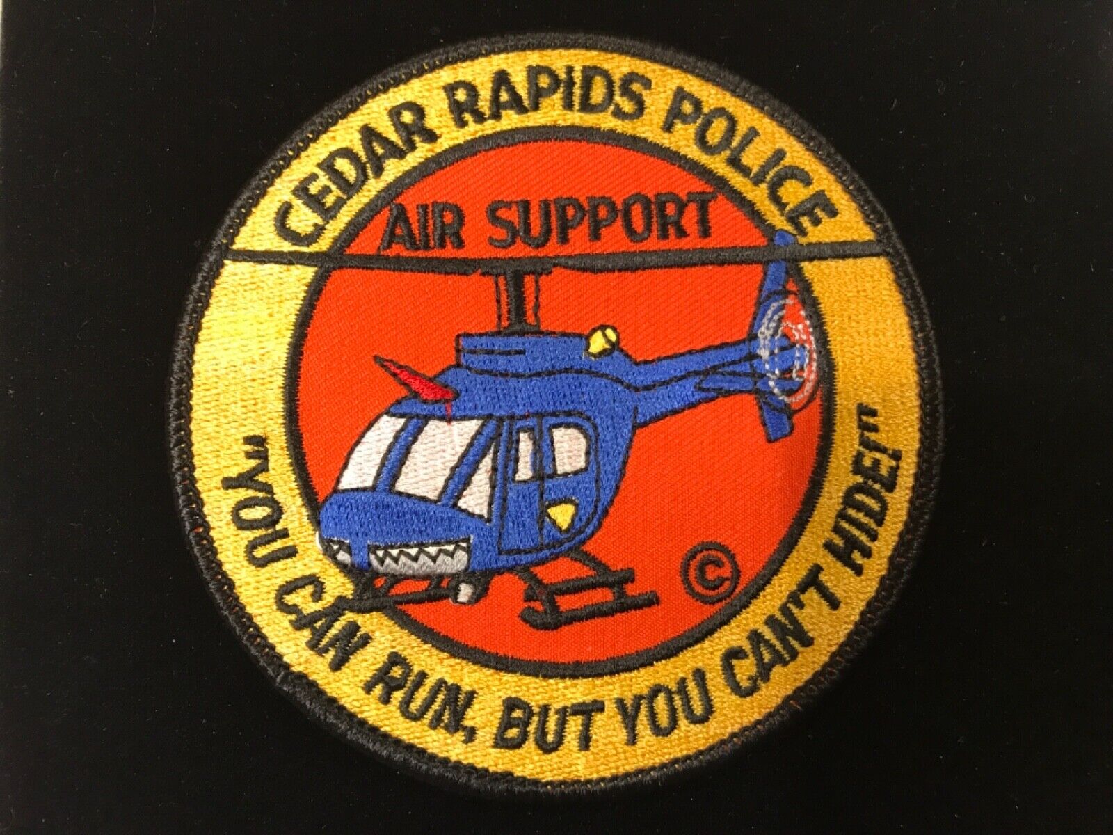 Cedar Rapids Police Air Support Patch