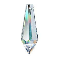 5 Clear 38mm Icicle Chandelier Crystals Asfour Lead Crystal Prisms