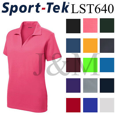 Sport Tek Lst640 Womens Dri-fit Performance Polo Casual Golf Shirt Dry