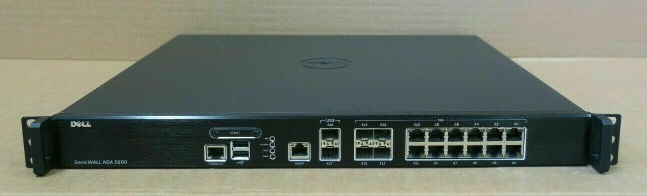 Dell / Sonicwall Nsa 5600 01-ssc-3833 Network Security Appliance 1rk26-0a4