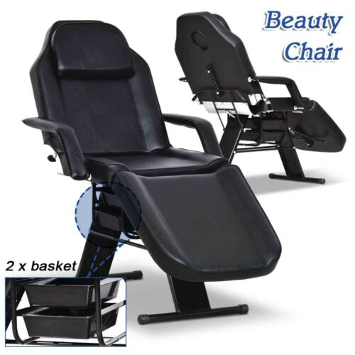 Salon Barber Chair Tattoo Chairs Massage Table Folding Facial Bed Beauty W/tray