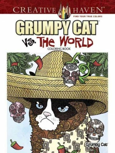 Grumpy Cat Vs.the World Coloring Book Brand New Free Shipping!