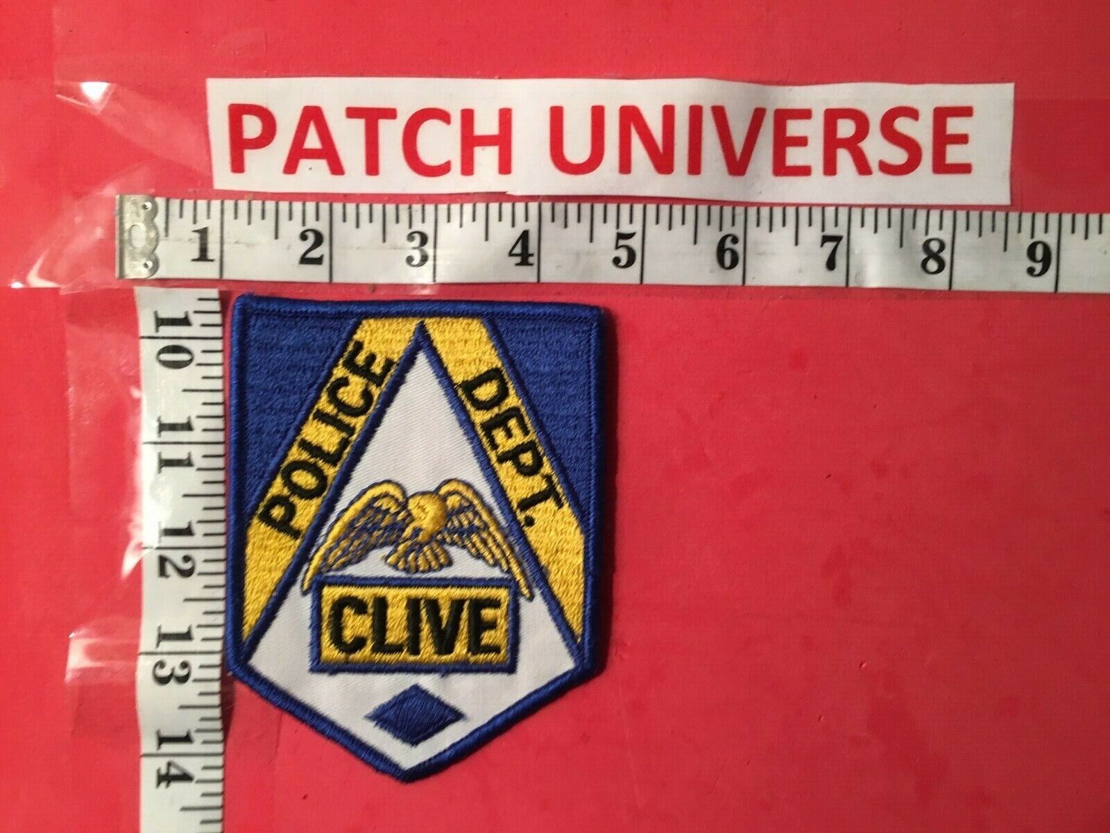 Clive Iowa Police  Shoulder Patch  R105
