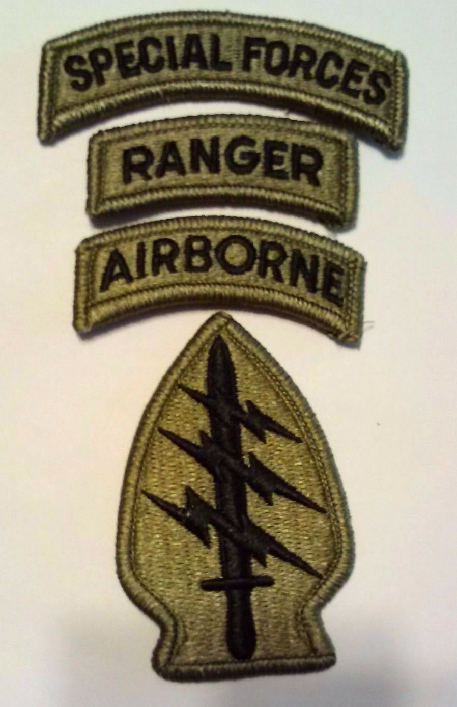 Special Forces Ocp Patch, Special Forces, Ranger, Airborne Tabs     Made In Usa