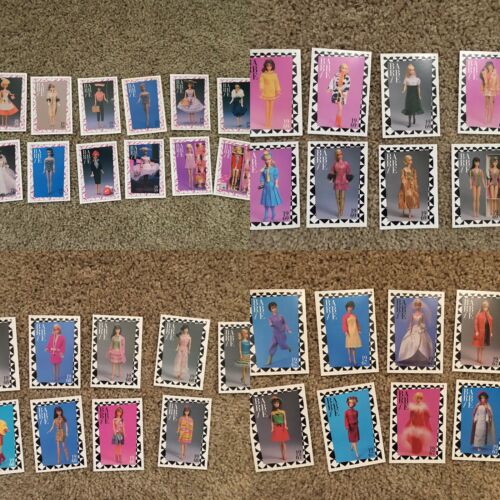 Barbie 1959-1990 Fashion Trading Cards Mattel Lot Over 550+ Cards