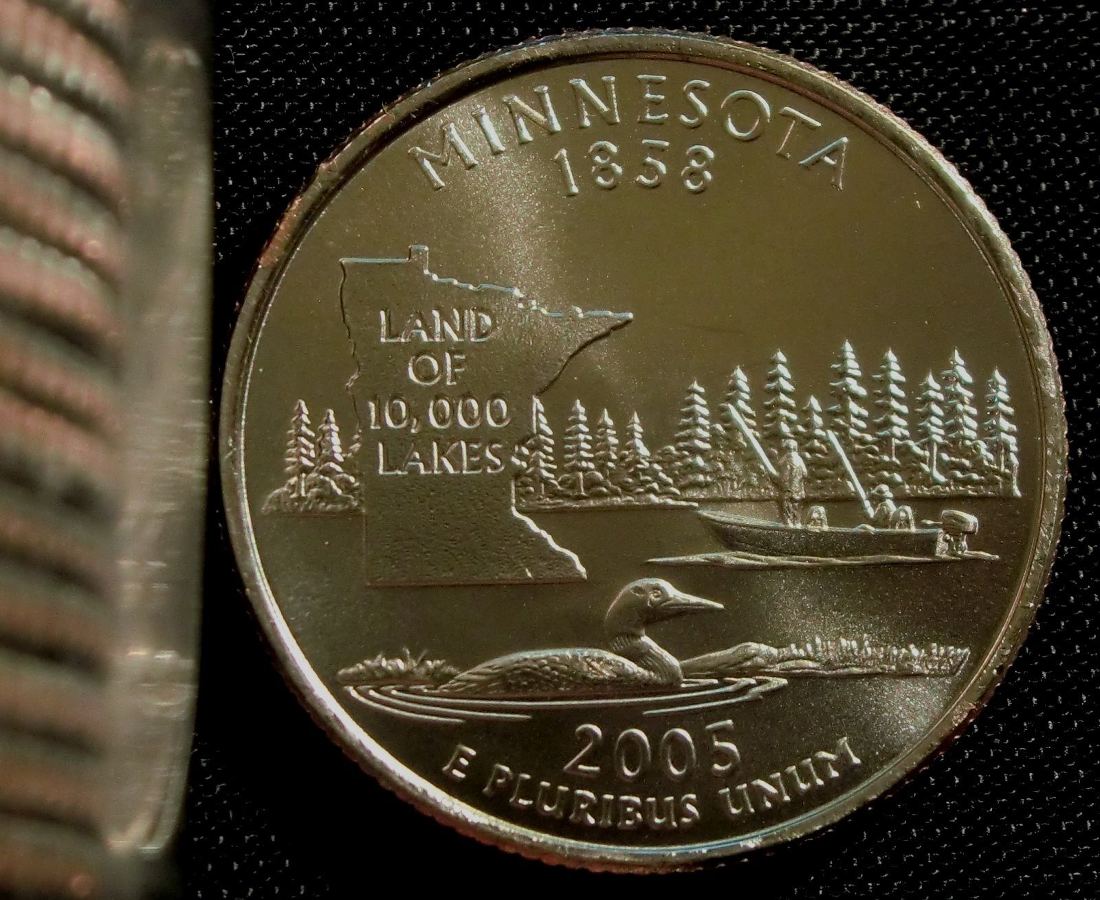 2005-p Philadelphia Mint Minnesota State Quarter Bu