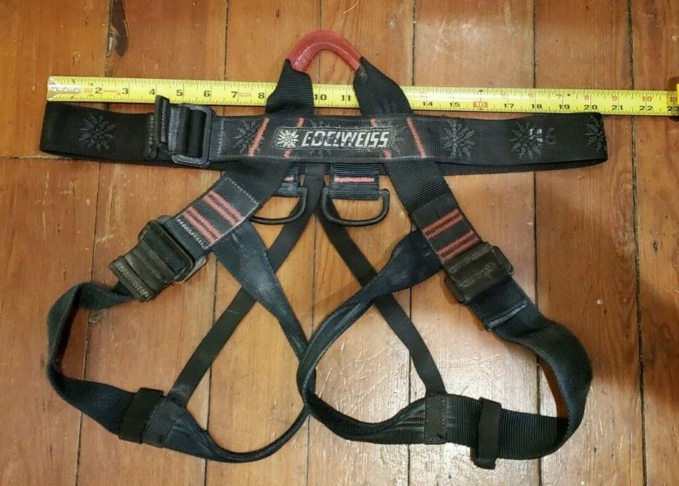 Edelweiss Rock Climbing Harness S/m Adult, Adolescent, Up To Waist 36" Used