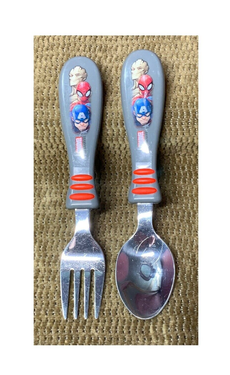 Zak Designs Marvel Comics Spoon And Fork Set