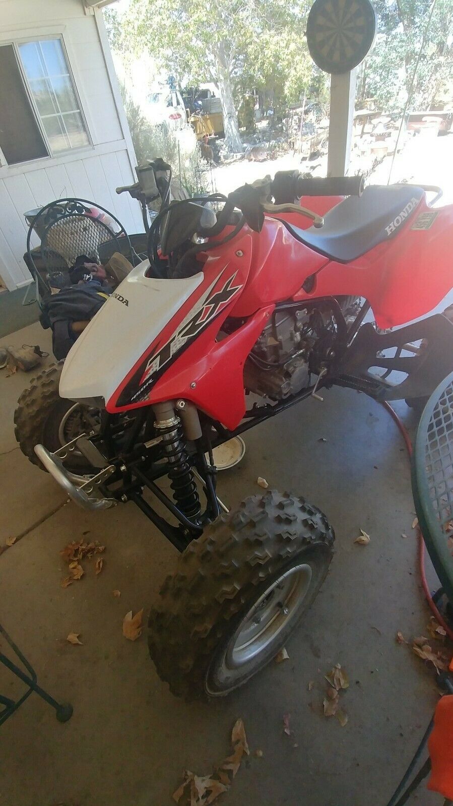 2017 Honda Trx 450r Quad Red/ With New Pipe. Like New Low Hours.