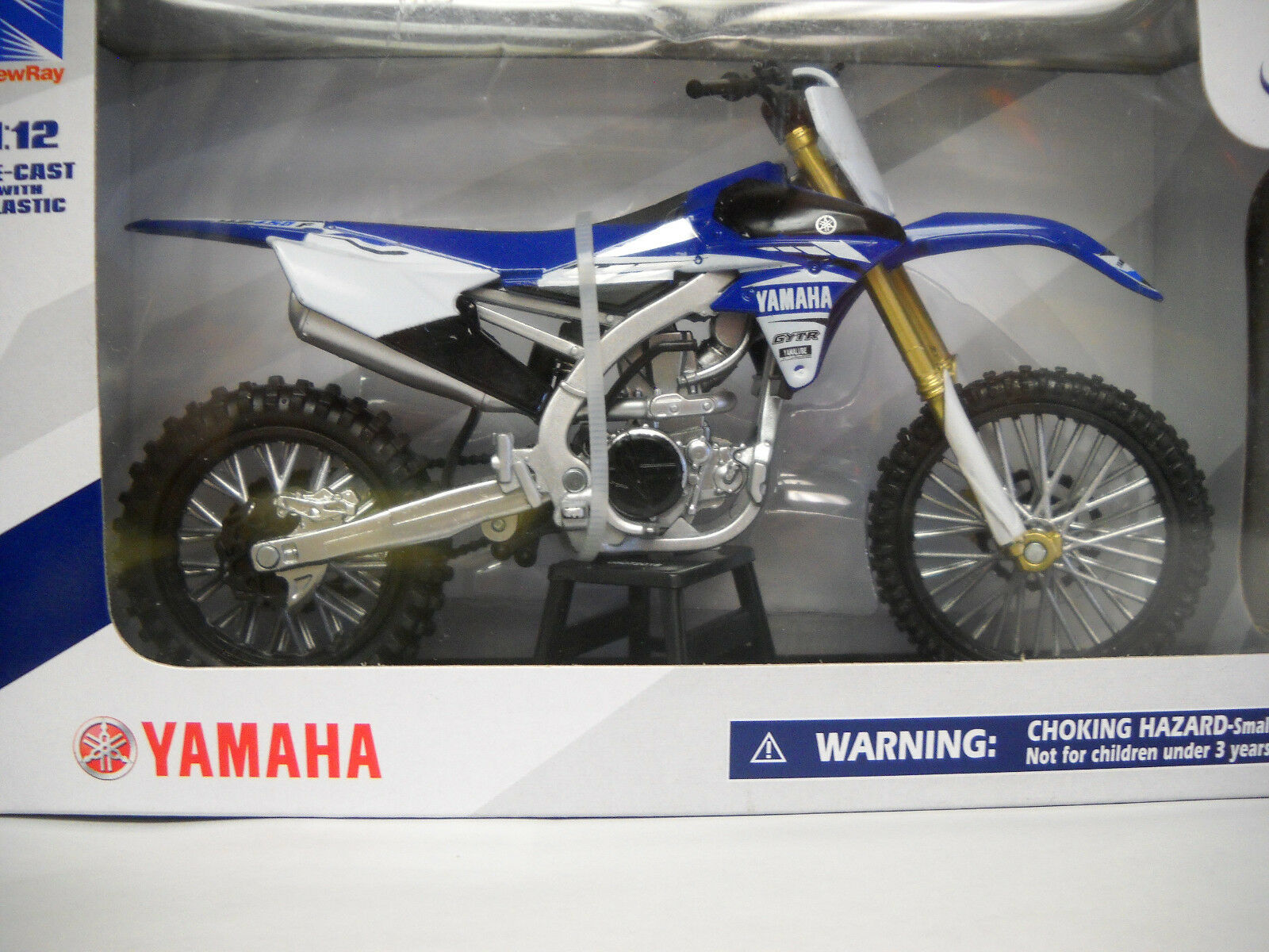Yamaha Yz450f 2017 1/12 Motorcycle Model Dirt Bike Toy By New Ray 57983