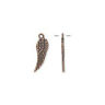 Wing Charms Copper Steampunk Antiqued 14mm Lot Of 20