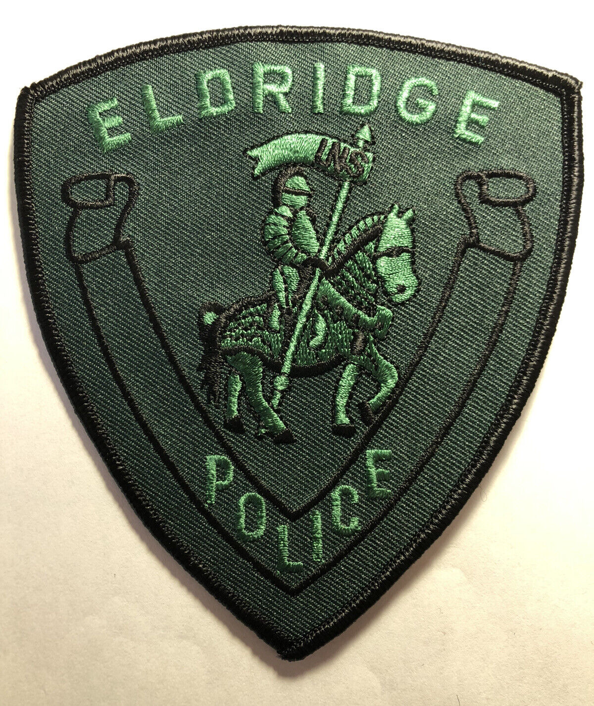 Eldridge Iowa Police Patch ~ Subdued Colors