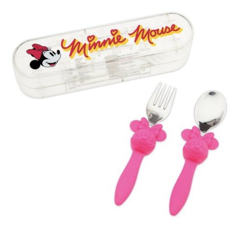 Disney Store Minnie Mouse Flatware Spoon And Fork Set