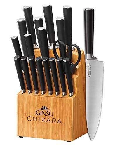Ginsu Gourmet Chikara Series Forged 19-piece Japanese Steel Knife Set – Cutle...