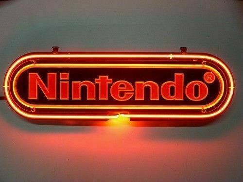 New Nintendo Neon Light Sign 14" Beer Cave Gift Lamp Bar Game Room