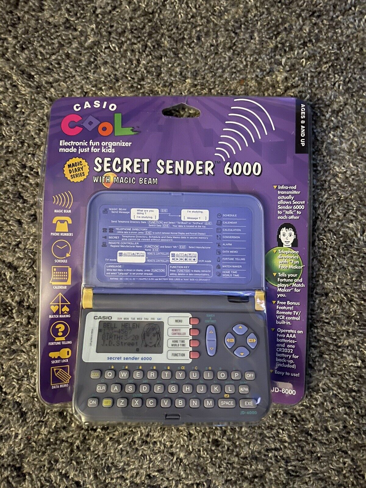 Casio 6000 Secret Sender Electronic Communicator Organizer * Brand New