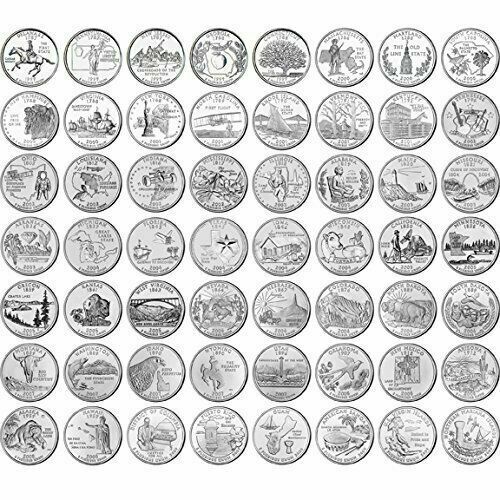 1999-2009 50 States & Territories Quarters Set Of 56  P Or D Mixed Uncirculated