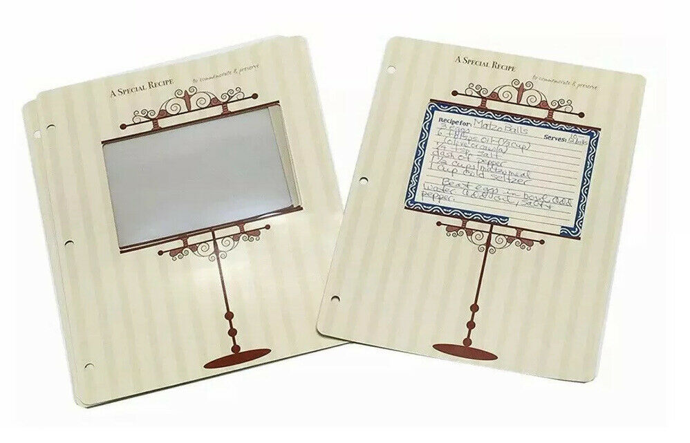 New Meadowsweet Kitchens Archival 4 X 6 Recipe Card Pages F/ 3 Ring Binders 15pg