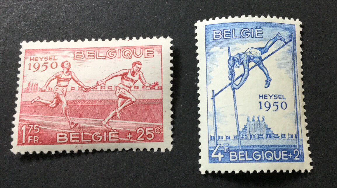 Belgium Sc# B482 And B483 Mnh Mint Never Hinged Cv $42.25