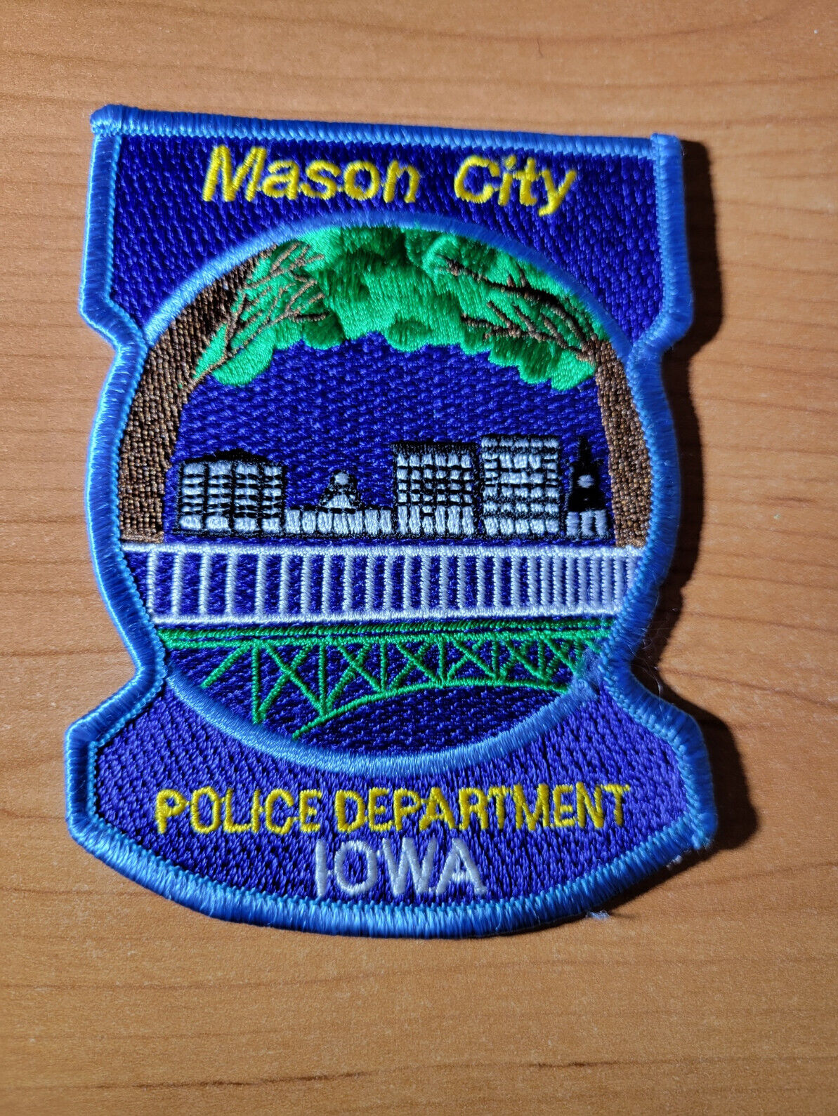 Mason City  Ia Police Shoulder Patch