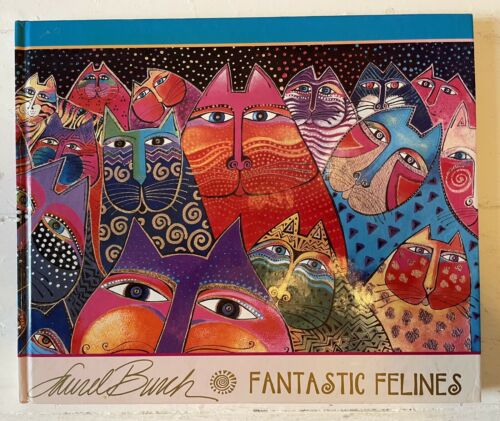 Laurel Burch "fantastic Felines" Hardcover Book Cat Images & Artist's Story Rare