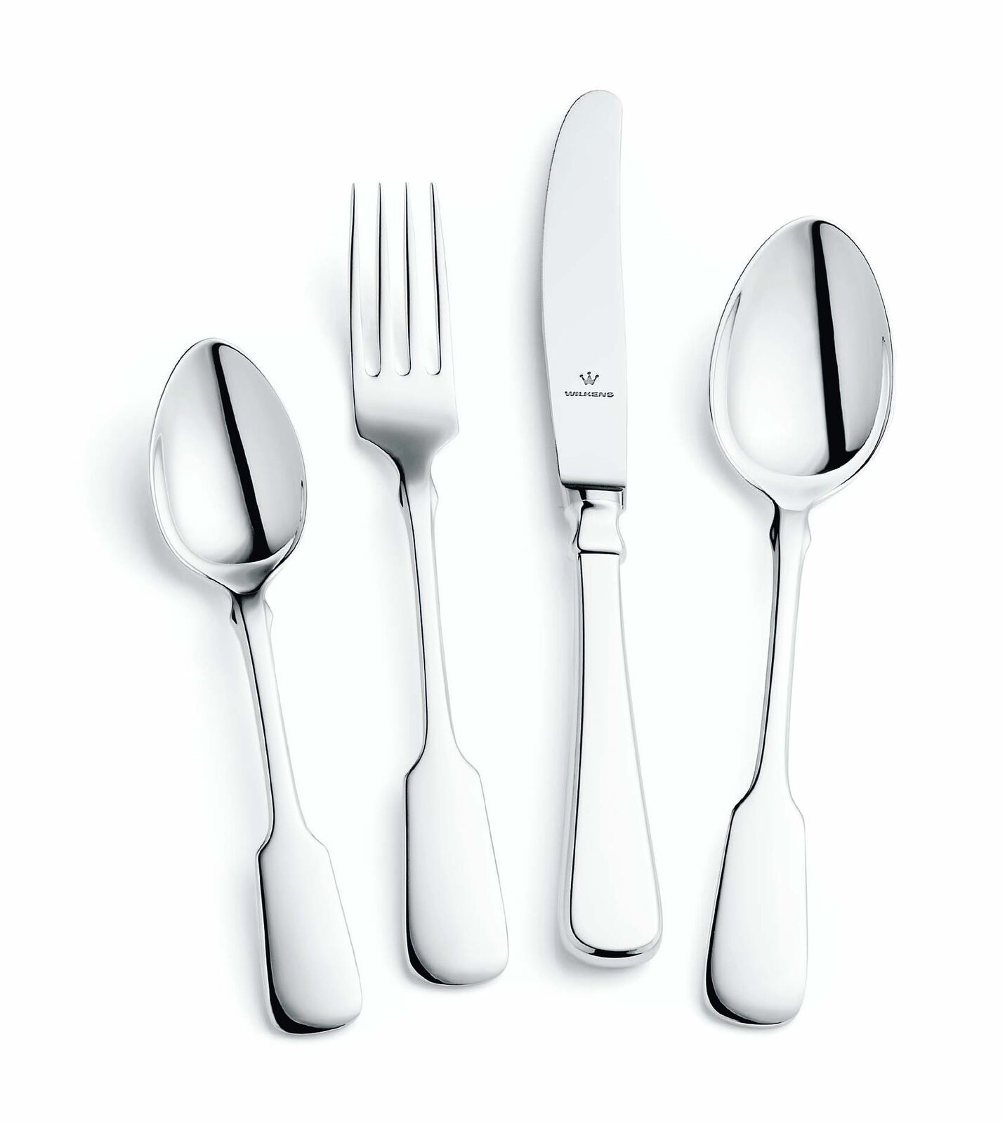 Wilkens Kids Cutlery 4-tlg. Spade Cutlery 6.3oz Silver Plated Silver Silverware