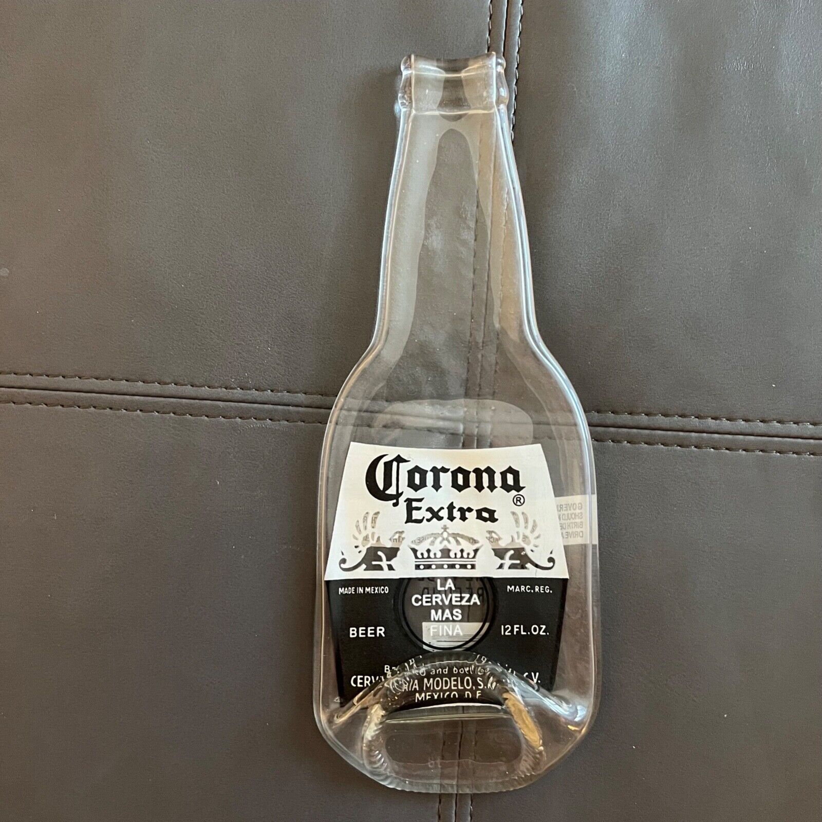 Corona Extra Beer Glass Bottle Flattened Spoon Rest Or Ashtray
