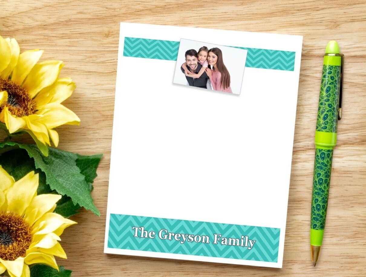 Personalized Notepad With Your Own Photo Or Image