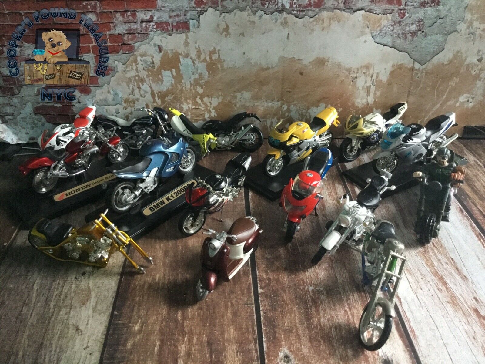 Lot Of Mixed Miniature Motorcycles