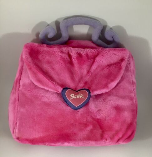 Mattel Barbie Plush Pillow 2001 Pink Purse ~ Bag Room ~ Bed Decor New