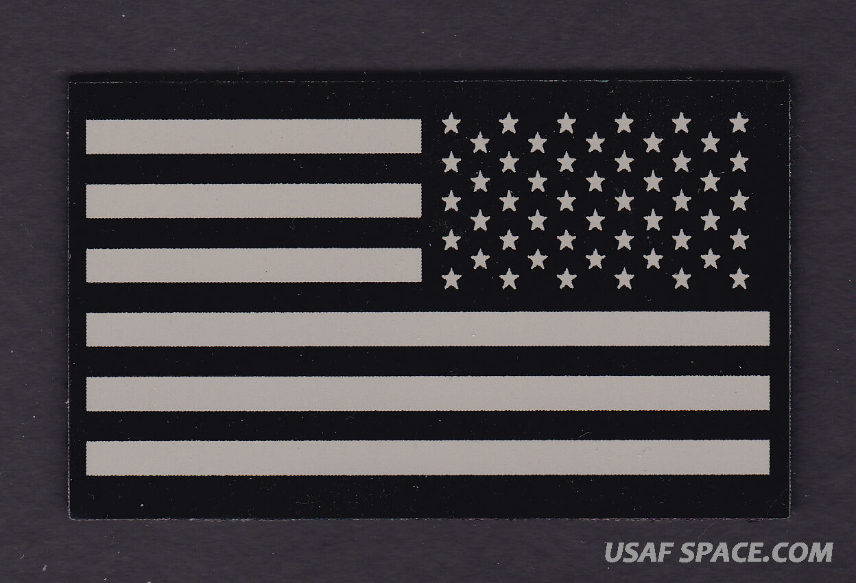 Authentic Us Military Ir Infrared Reflective Reverse Facing Us Flag Patch ~ Mint