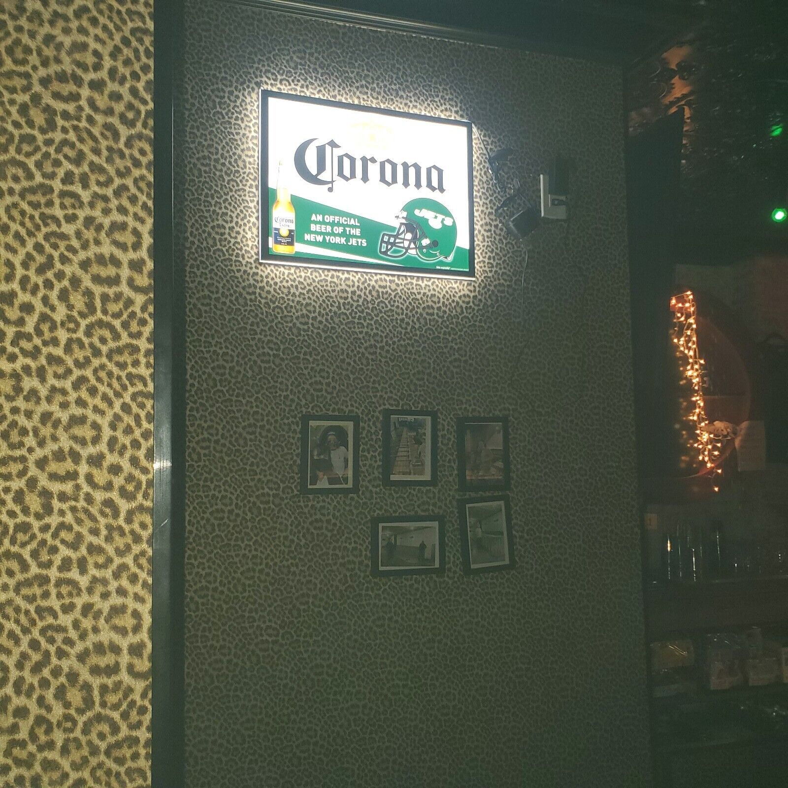 Corona Beer Lighted Sign Ny Jets