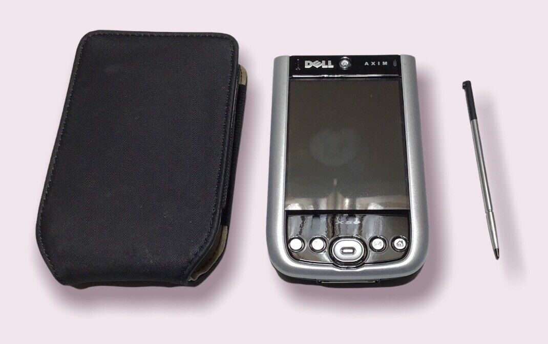 Dell Axim X50 Pocket Pc Handheld Pda Wifi Win Mobile 2003 Se Rare Needs Battery