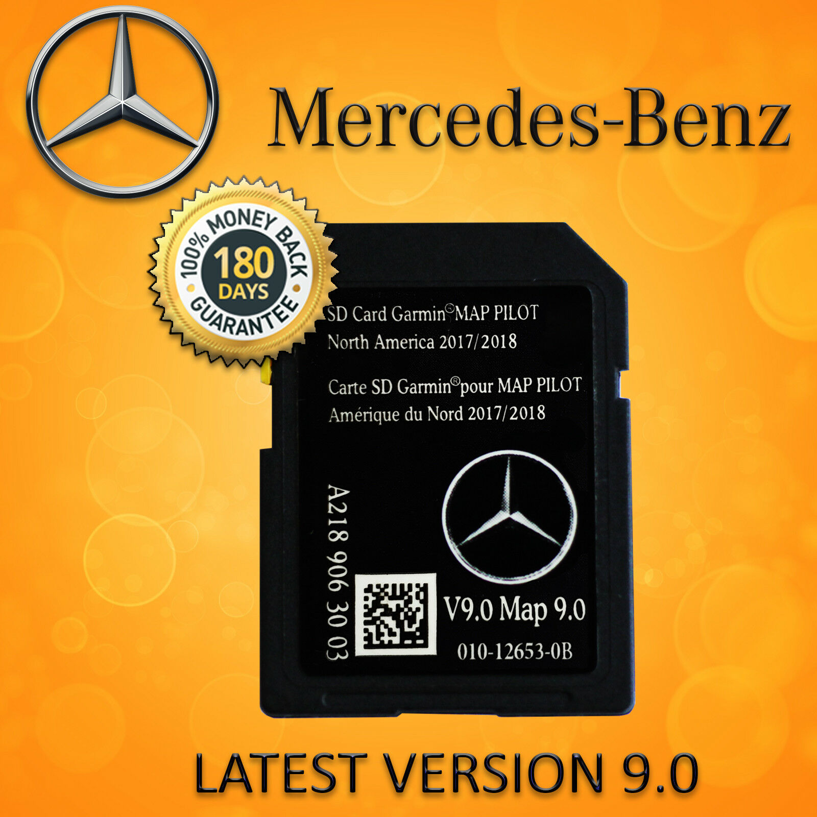 2018 2019 Mercedes-benz Sd Card Gps Navigation Glc C-class Garmin Map Pilot V9.0