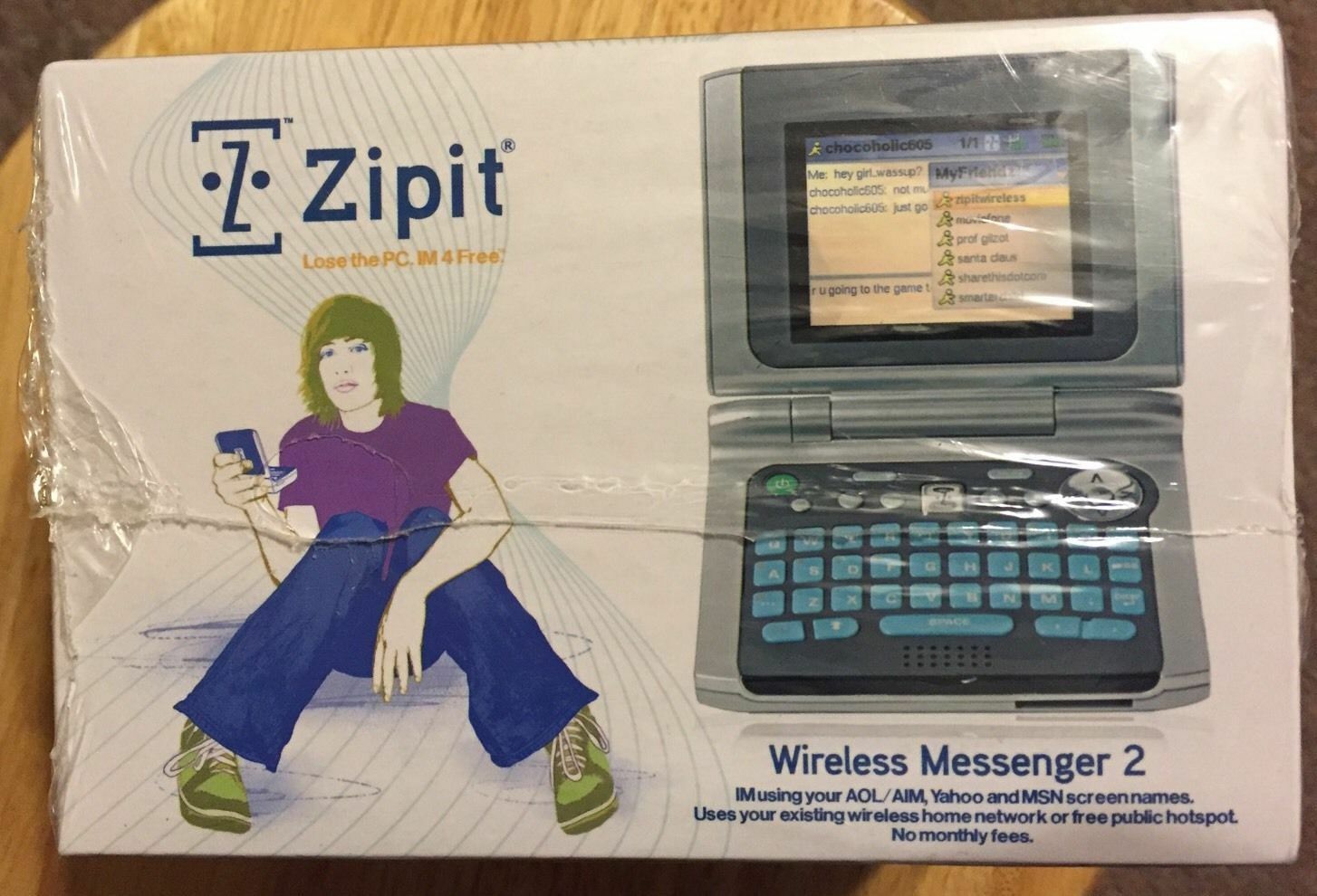 Zipit Z2 Wireless Messenger Color Screen Keyboard Wireless Arduino Alternative
